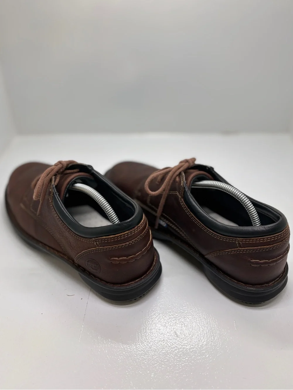 Timberland PRO 85590 Brown Leather Oxford Work Shoes Men's Size 10M Slip Resista